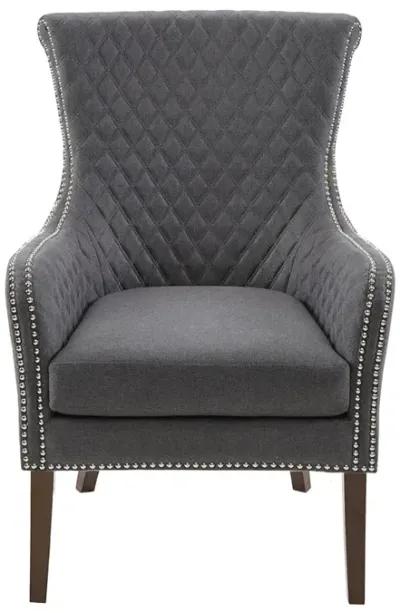 Madison Park Heston Grey Accent Chair