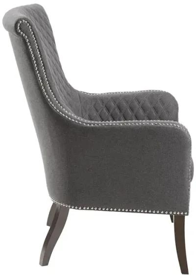 Madison Park Heston Grey Accent Chair