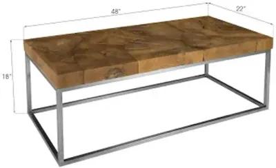 Teak Puzzle Coffee Table