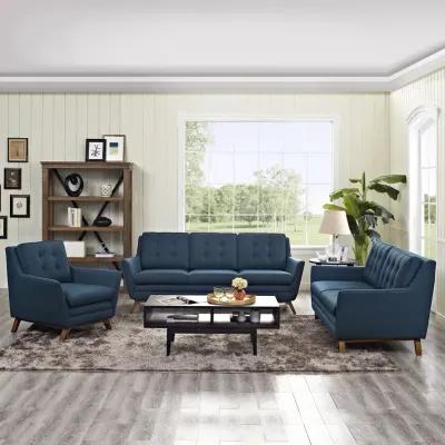 Beguile Living Room Set Upholstered Fabric Set of 3