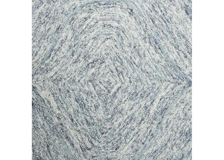 Brindleton Blue Tweed Wool 5' x 8' Rectangle Rug