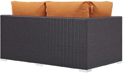 Convene Outdoor Patio Left Arm Loveseat