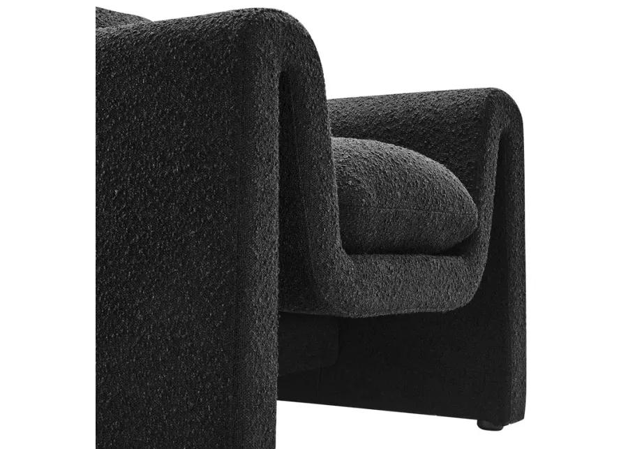 Waverly Boucle Upholstered Armchair