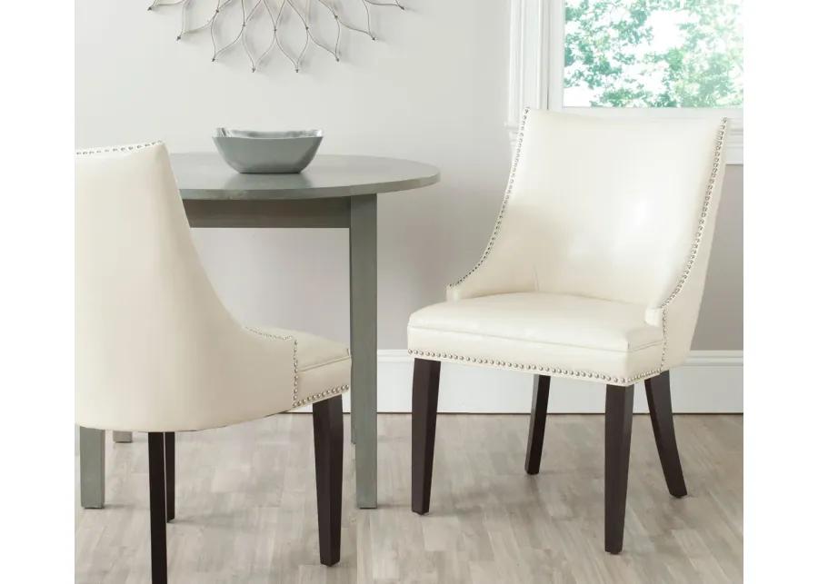 AFTON 20''H  SIDE CHAIR (SET OF 2) - NICKEL NAIL HEADS