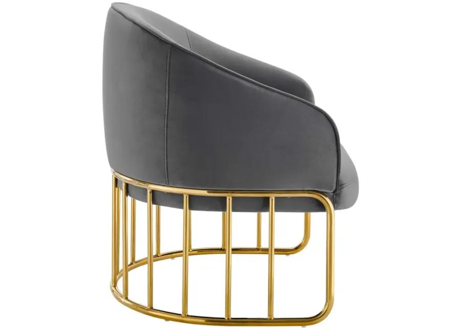 Legacy Performance Velvet Armchair