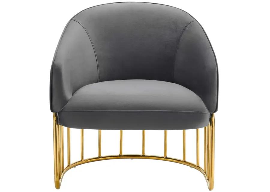 Legacy Performance Velvet Armchair