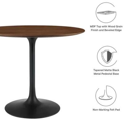 Lippa 36" Round Wood Grain Dining Table