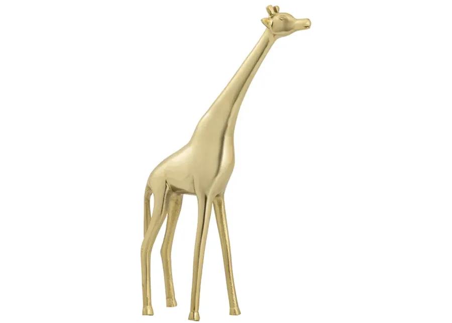 Brass Giraffe Sculpture - Large