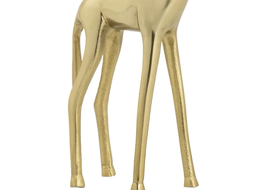 Brass Giraffe Sculpture - Large