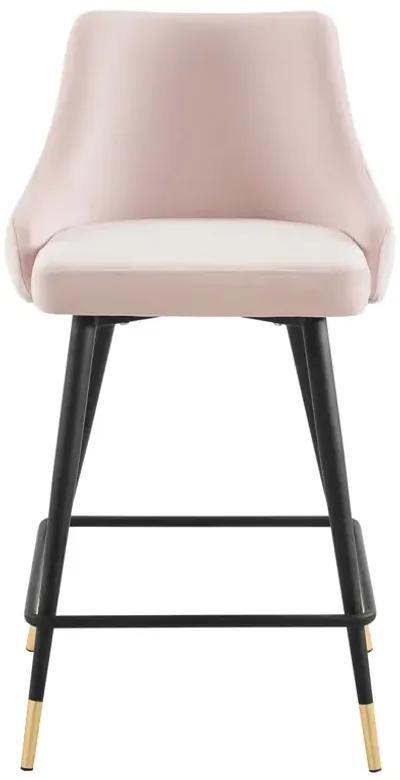 Adorn Performance Velvet Counter Stool Set of 2