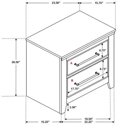 Addilynn 2-Drawer Nightstand