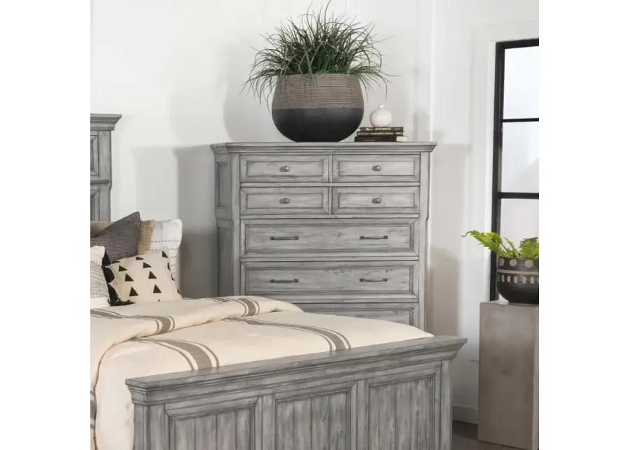 Avenue 8-drawer Rectangular Chest Grey