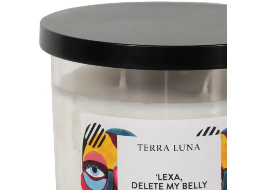 4" 12 Oz Delete My Belly Lidded Candle