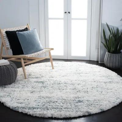 FONTANA SHAG Round Power Loomed 5'-3" X 5'-3" Round Rug