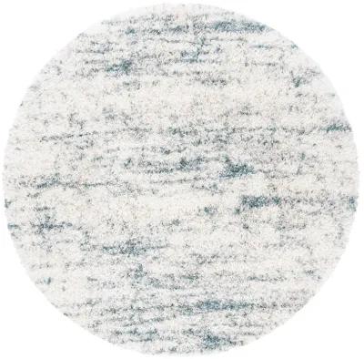 FONTANA SHAG Round Power Loomed 5'-3" X 5'-3" Round Rug