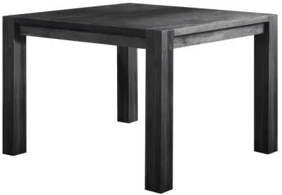 Meadow Solid Wood Square Counter Table in Graphite