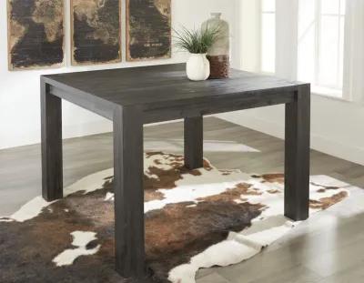 Meadow Solid Wood Square Counter Table in Graphite