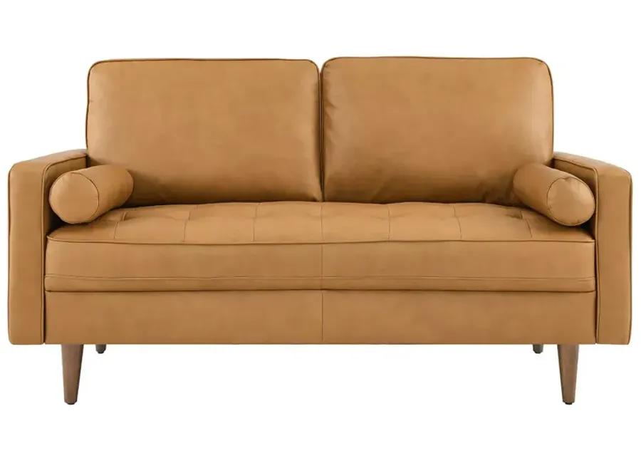 Valour Leather Loveseat