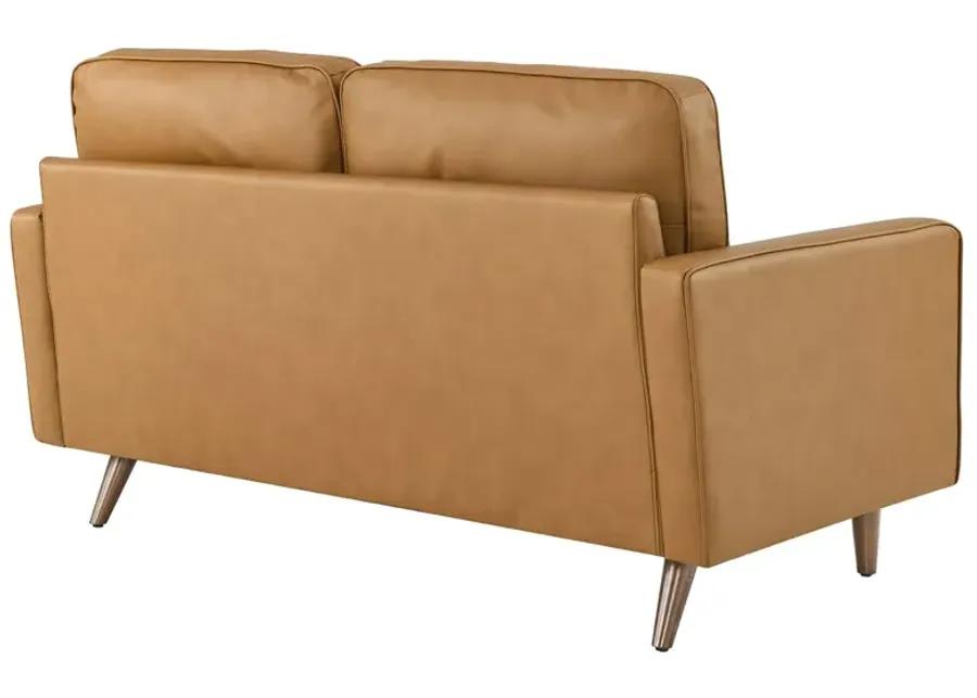 Valour Leather Loveseat