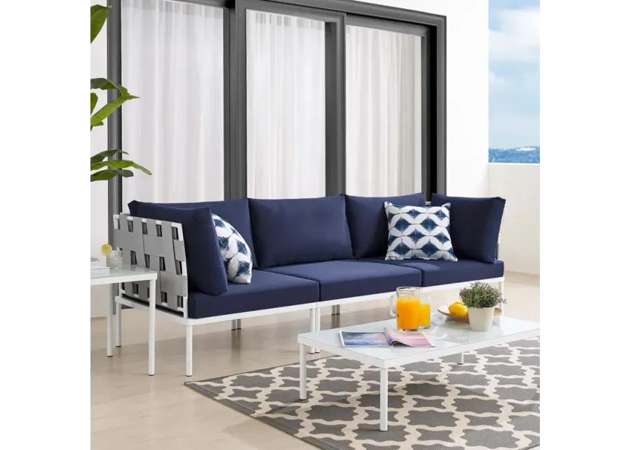 Harmony Sunbrella® Outdoor Patio Aluminum Sofa