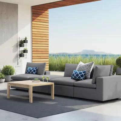 Commix 4-Piece Sunbrella� Outdoor Patio Sectional Sofa