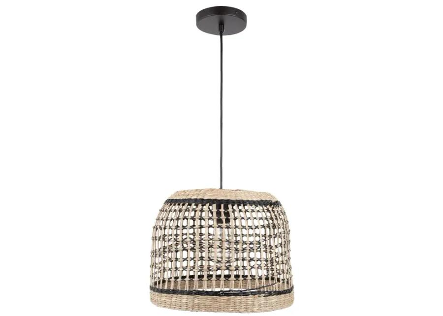 Silay 13" Wide 1-Light Pendant - Black