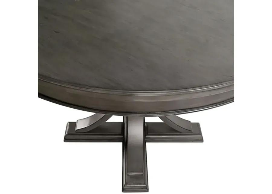 Madison Park Signature Helena Grey Round Dining Table