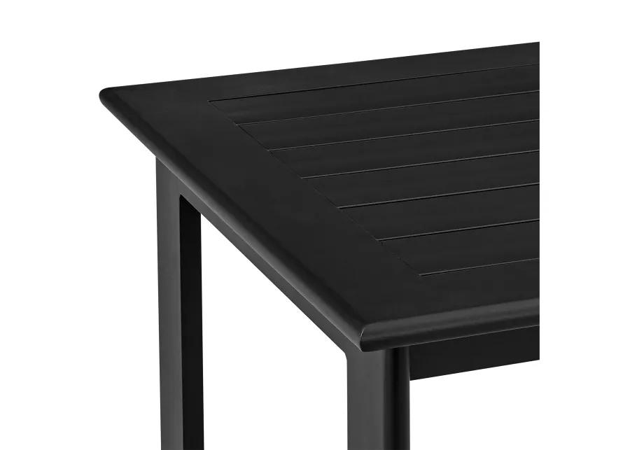 Cayman Outdoor Patio Bar Height Dining Table in Aluminum