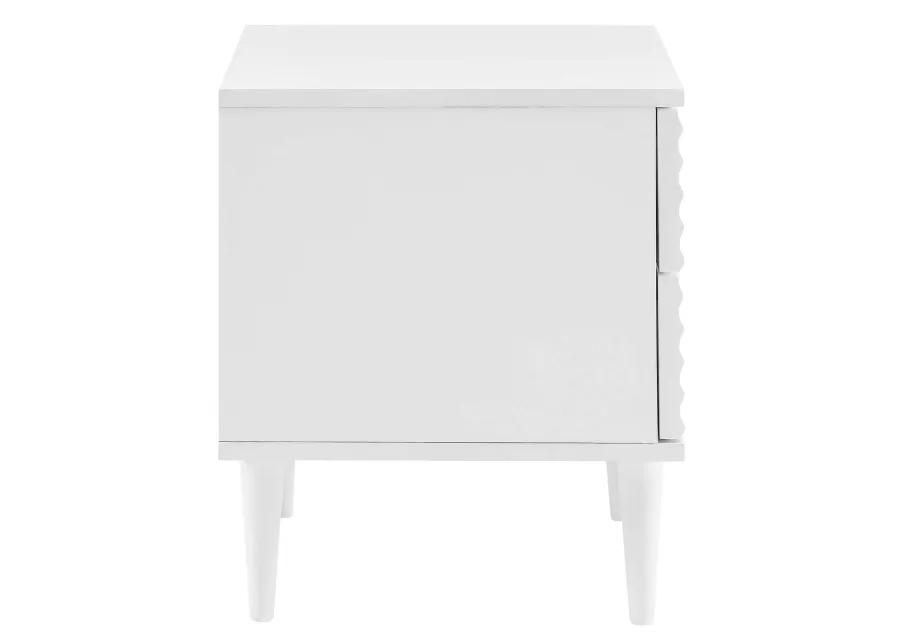 Wavelet 2-Drawer Nightstand