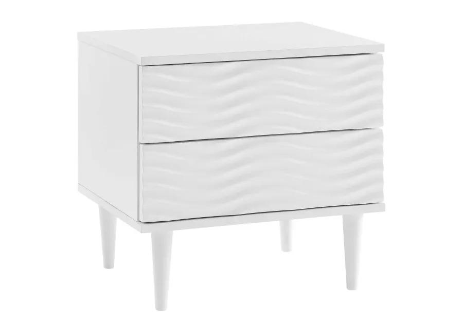 Wavelet 2-Drawer Nightstand