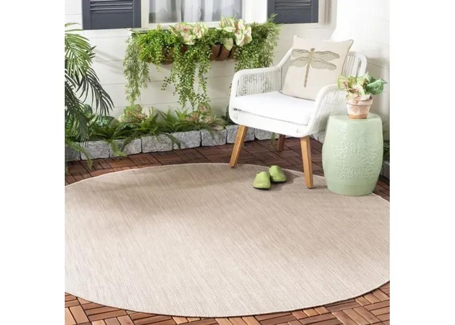 BEACH HOUSE Collection BHS218B-5R Beige 5'-3" X 5'-3" Round