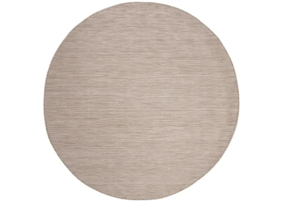 BEACH HOUSE Collection BHS218B-5R Beige 5'-3" X 5'-3" Round