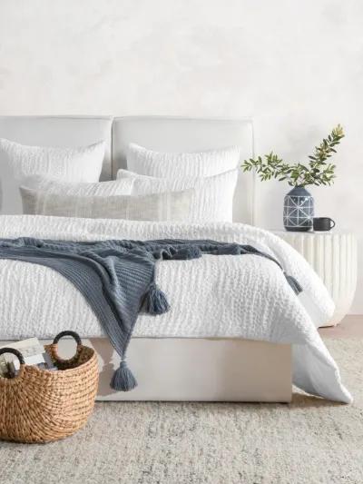 Claire Linen White King Quilt