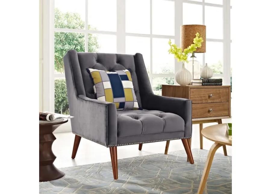 Peruse Velvet Armchair