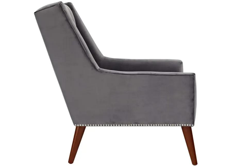 Peruse Velvet Armchair