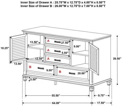 Franco Storage Platform Bedroom Set