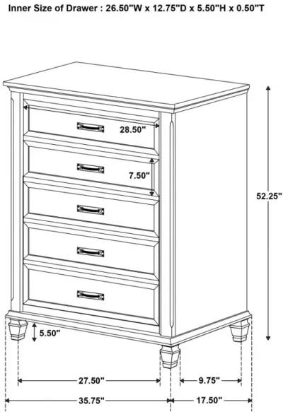 Franco Storage Platform Bedroom Set