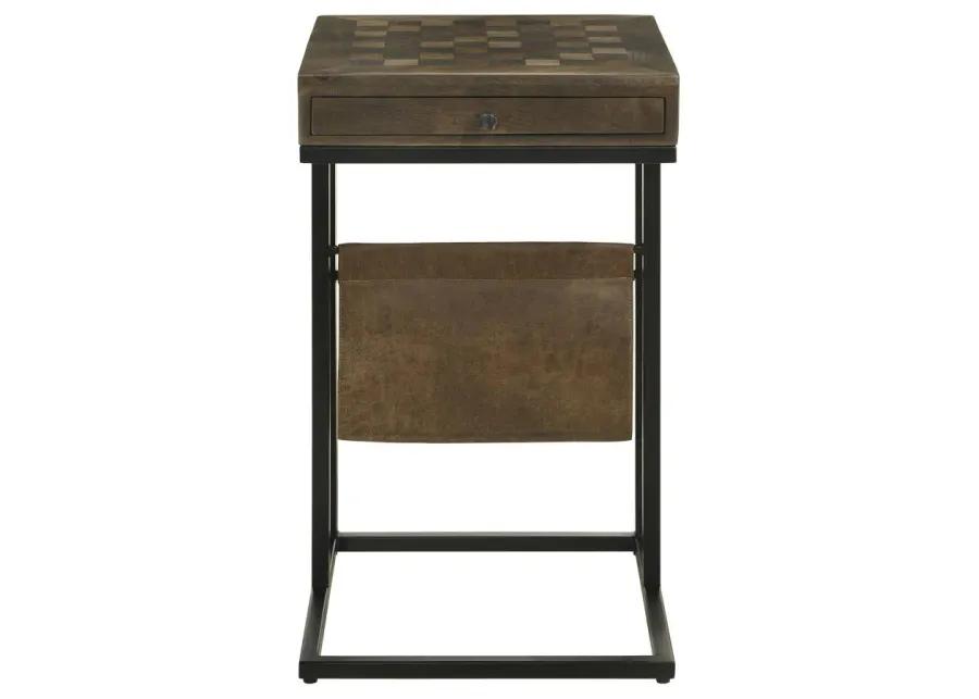 Chessie 1-Drawer Square Side Table