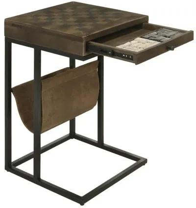 Chessie 1-Drawer Square Side Table