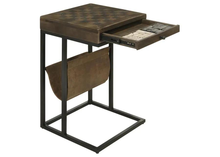 Chessie 1-Drawer Square Side Table