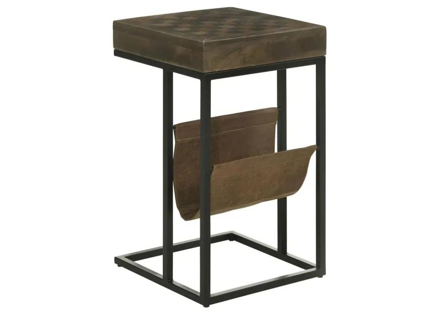 Chessie 1-Drawer Square Side Table