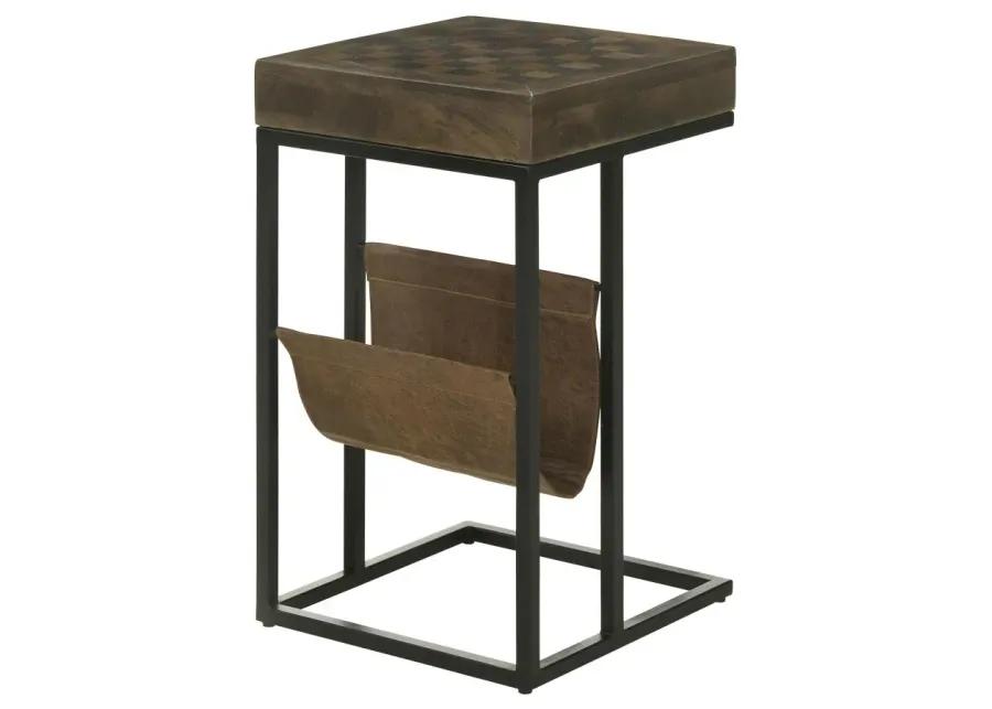 Chessie 1-Drawer Square Side Table