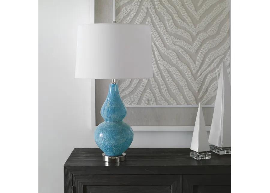 Uttermost Avalon Blue Table Lamp