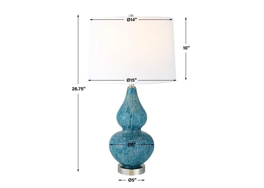 Uttermost Avalon Blue Table Lamp