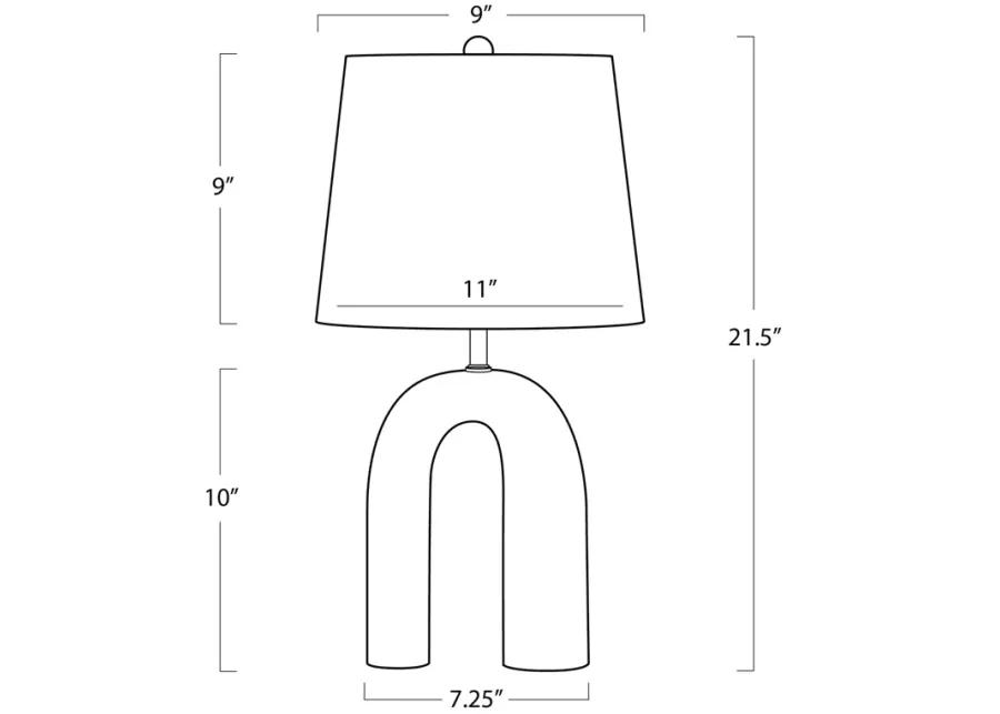 Slinkly Marble Table Lamp