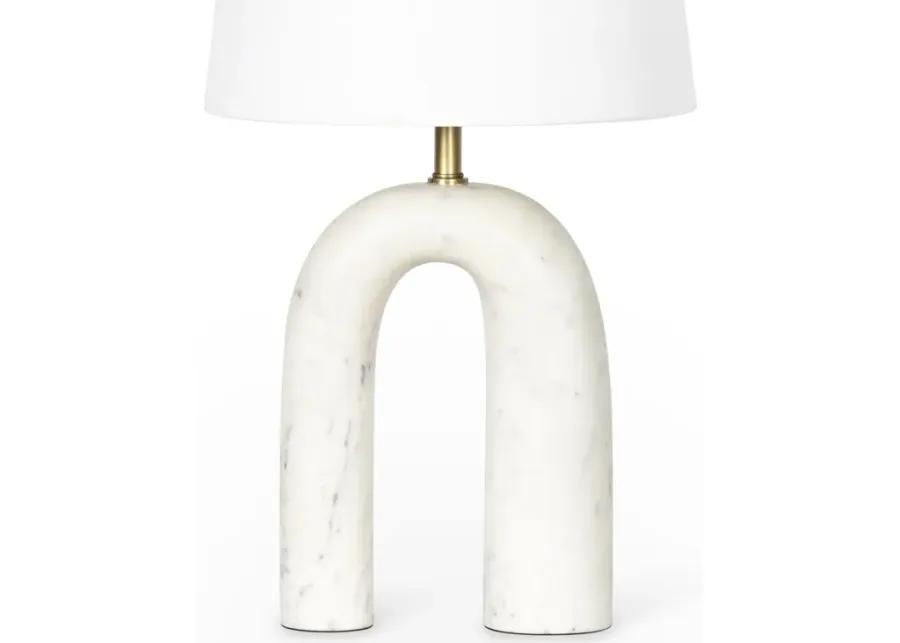 Slinkly Marble Table Lamp