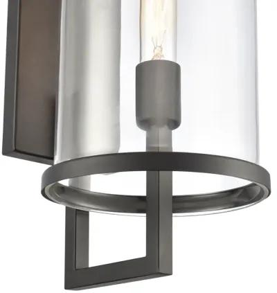 Hopkins 24'' High 1-Light Outdoor Sconce - Charcoal Black