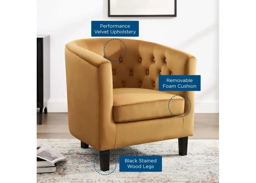 Prospect Performance Velvet Armchair