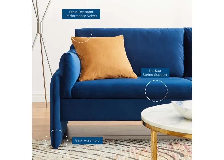 Indicate Performance Velvet Sofa