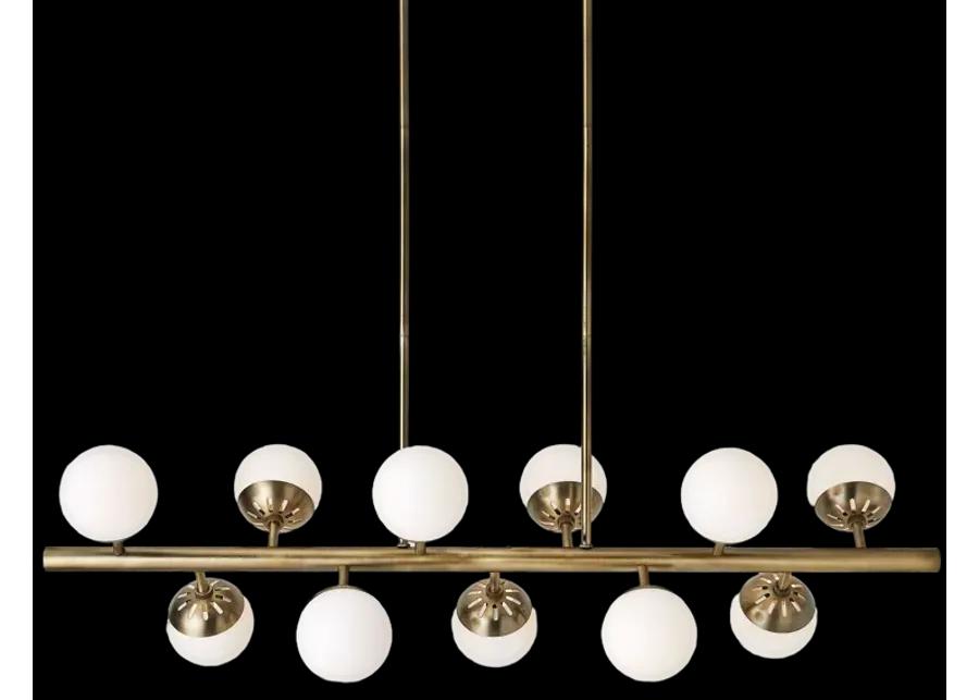 Droplet 11 Light Linear Chandelier